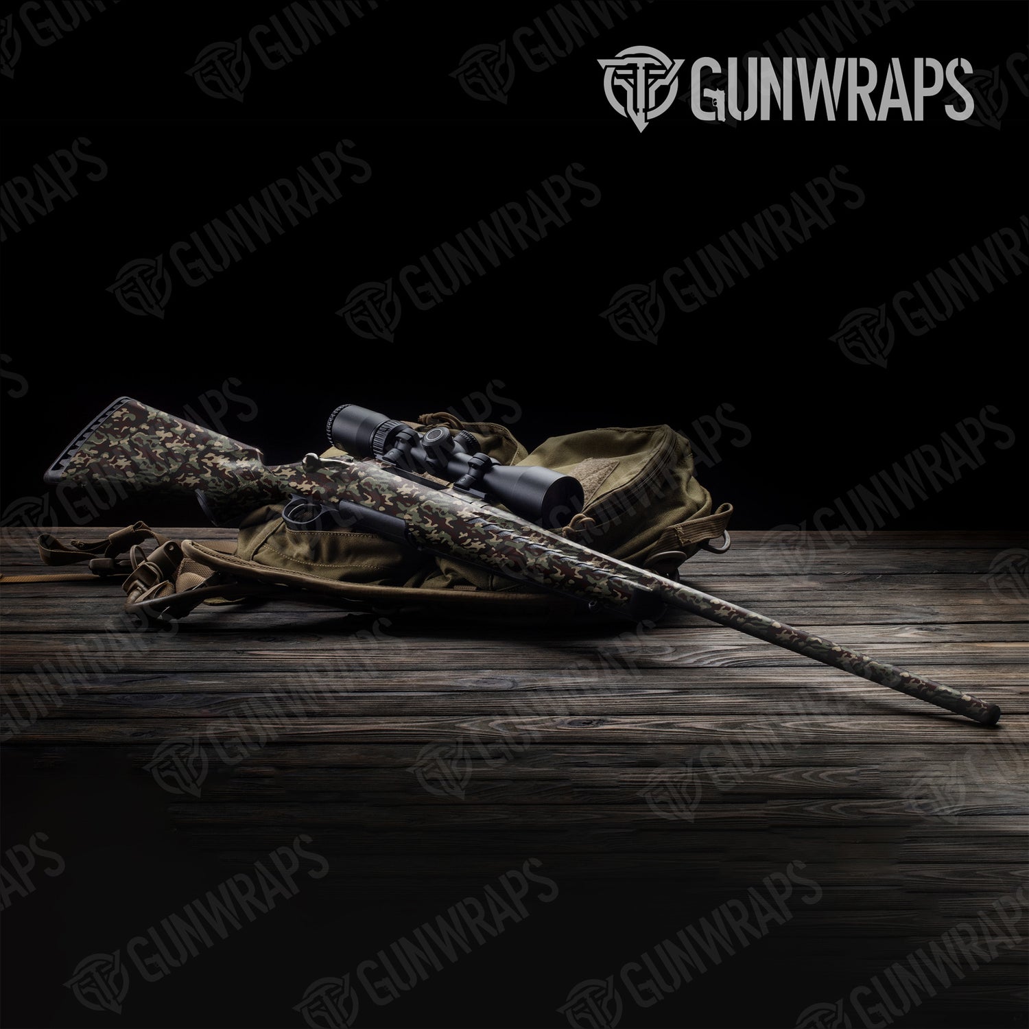 Rifle Classic Militant Blood Camo Gun Skin Vinyl Wrap