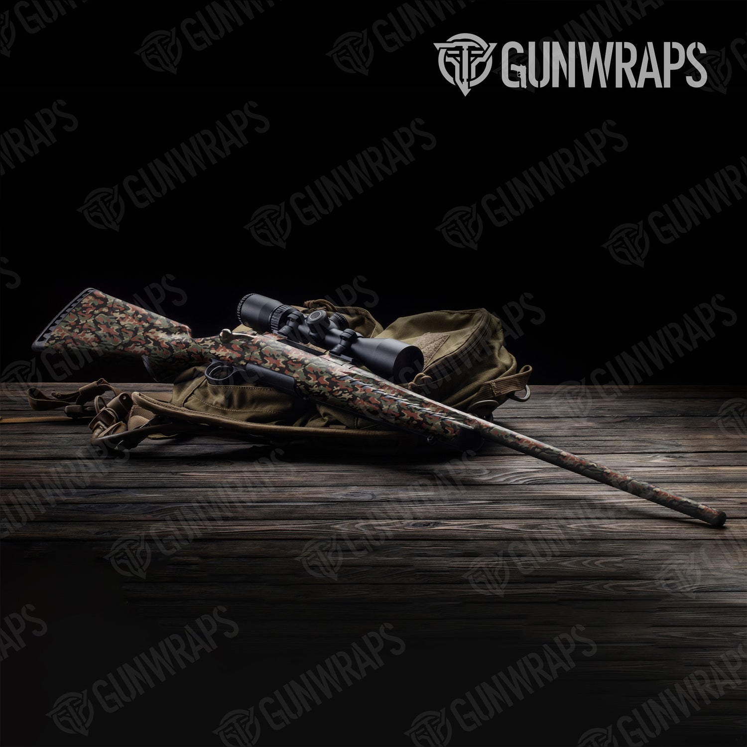 Rifle Classic Militant Copper Camo Gun Skin Vinyl Wrap