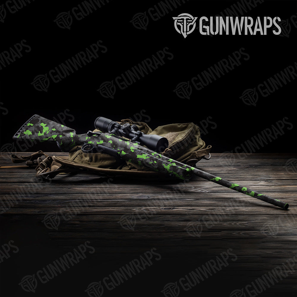 Rifle Cumulus Metro Green Camo Gun Skin Vinyl Wrap