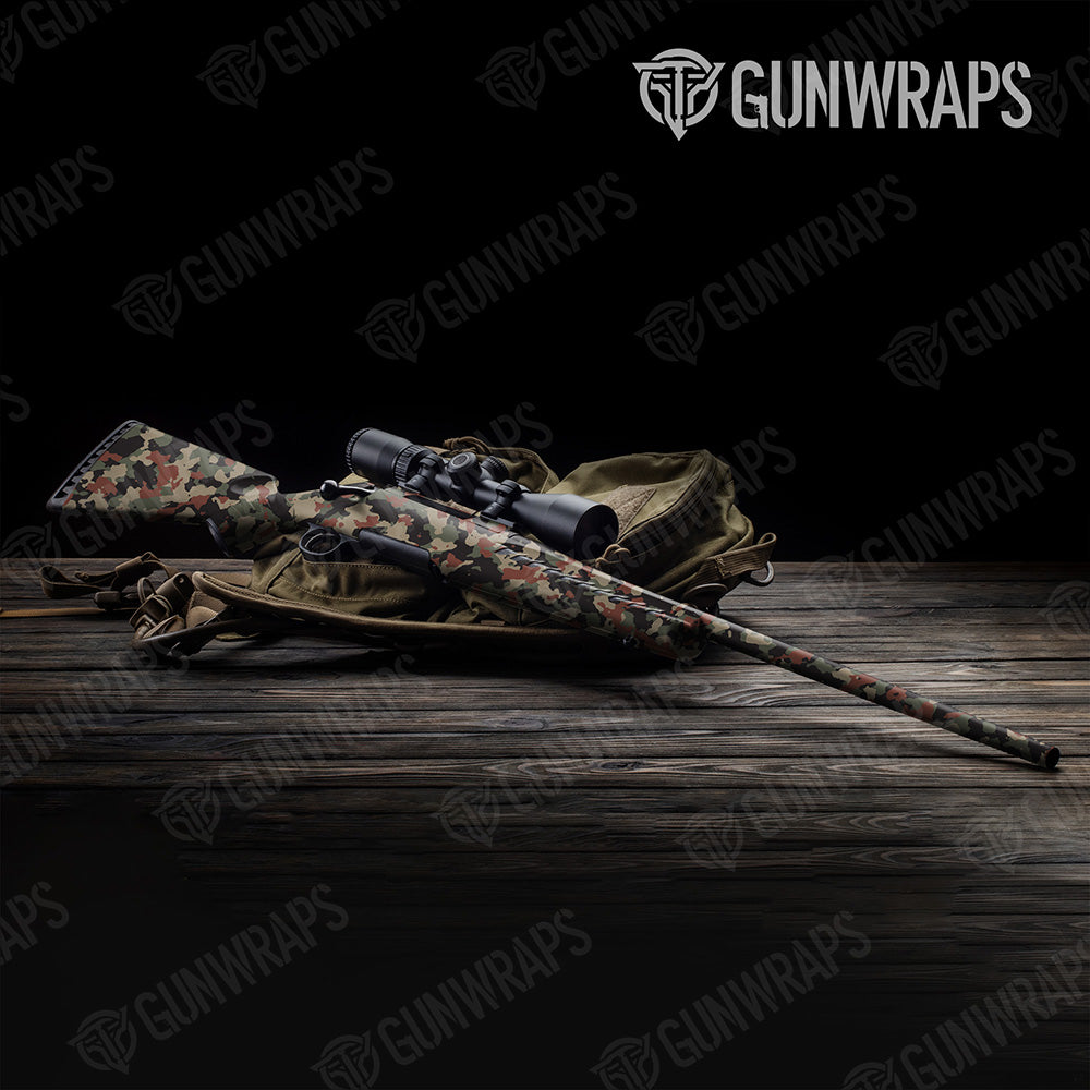 Rifle Cumulus Militant Copper Camo Gun Skin Vinyl Wrap