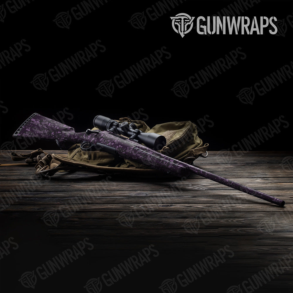 Rifle Digital Darkwing Camo Gun Skin Vinyl Wrap