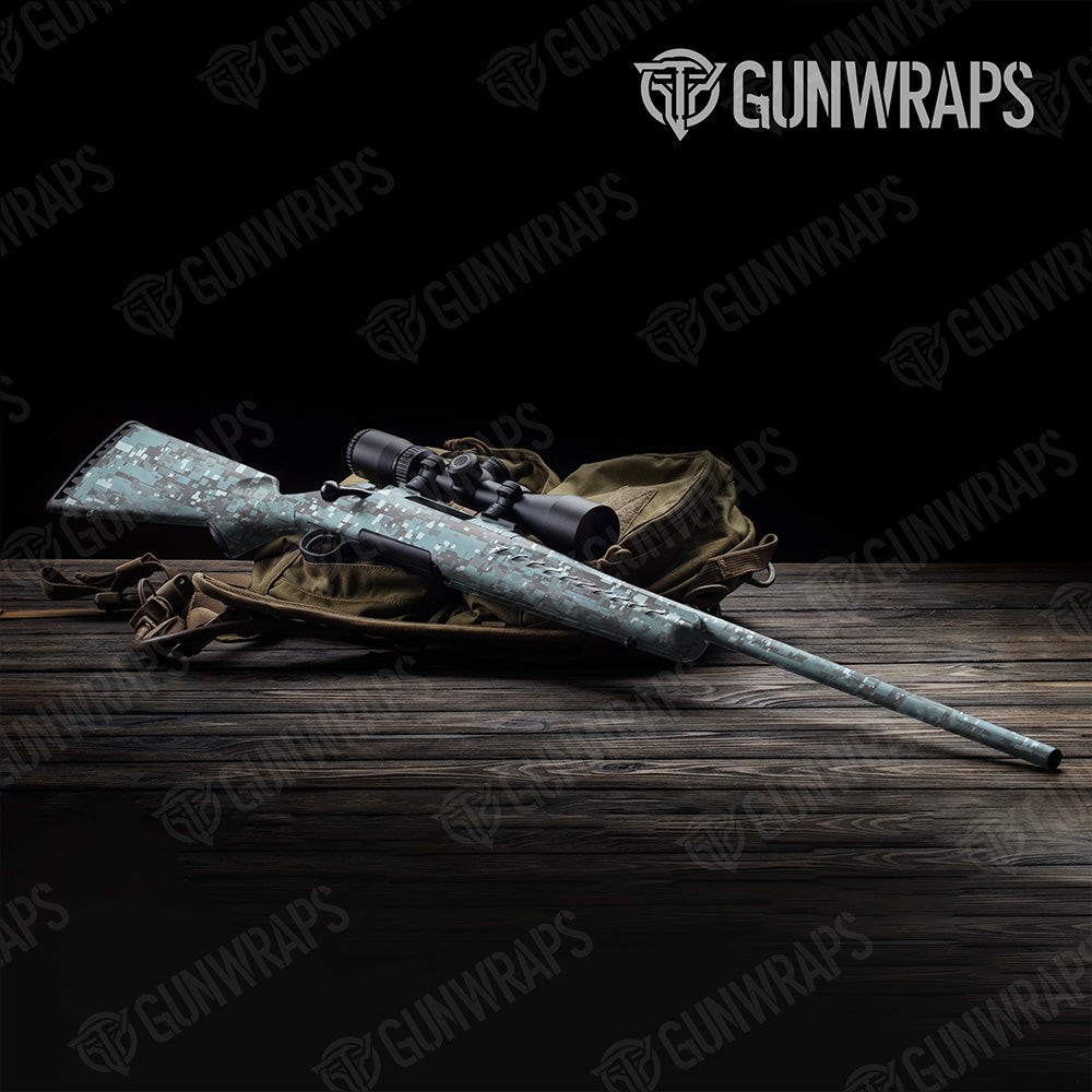 Rifle Digital Overcast Camo Gun Skin Vinyl Wrap