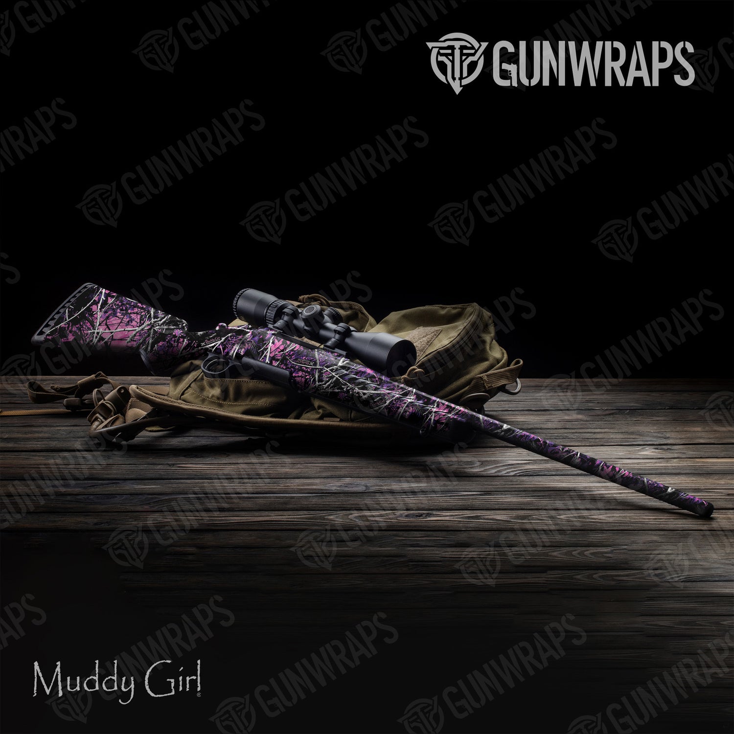 Rifle Muddy Girl Original Camo Gun Skin Vinyl Wrap