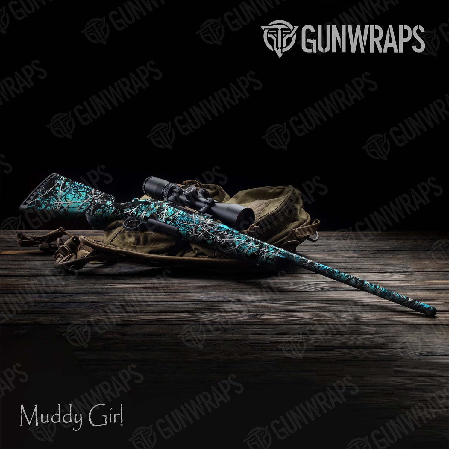 Rifle Muddy Girl Serenity Camo Gun Skin Vinyl Wrap