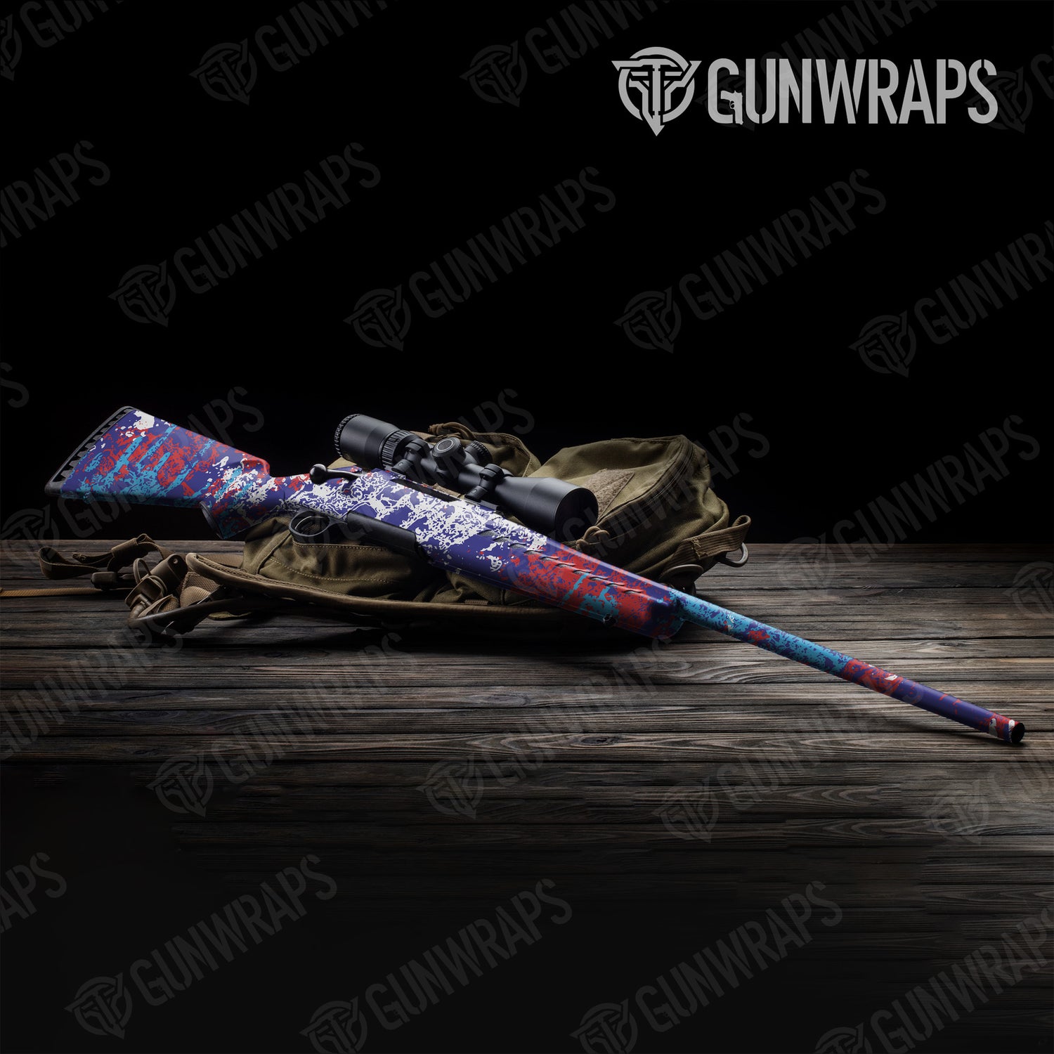 Rifle Pasted M Series Camo Gun Skin Vinyl Wrap