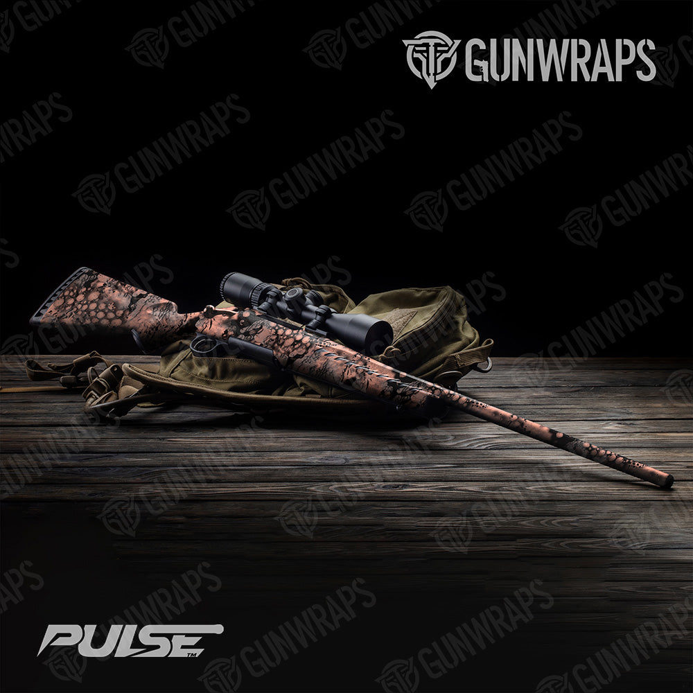 Rifle Pulse Coral Camo Gun Skin Vinyl Wrap