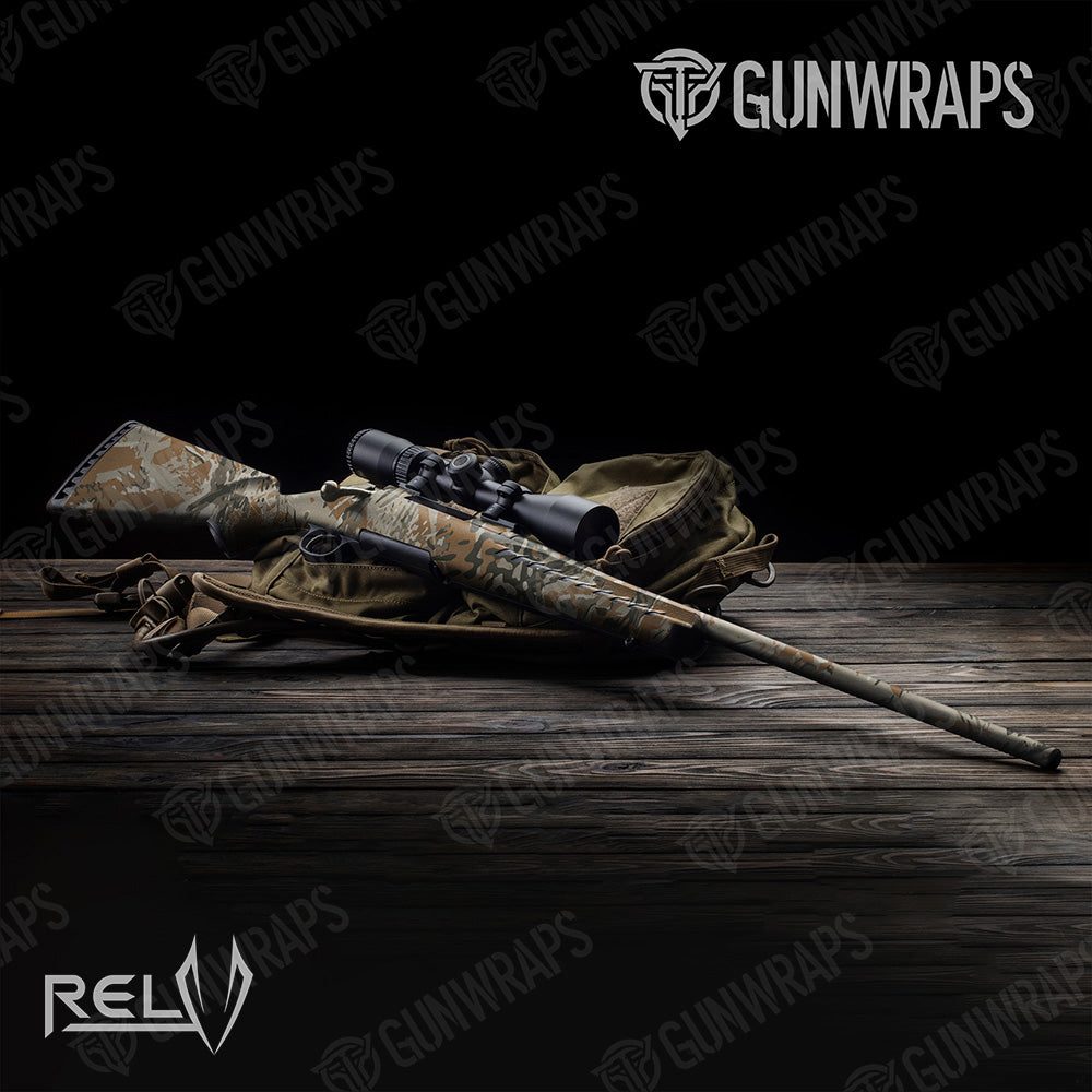 Rifle X3 RELV Copperhead Camo Gun Skin Vinyl Wrap