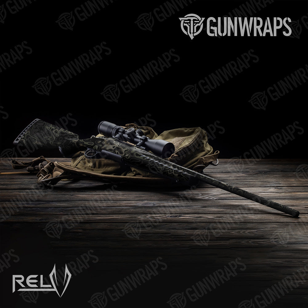 Rifle X3 RELV Marauder Camo Gun Skin Vinyl Wrap