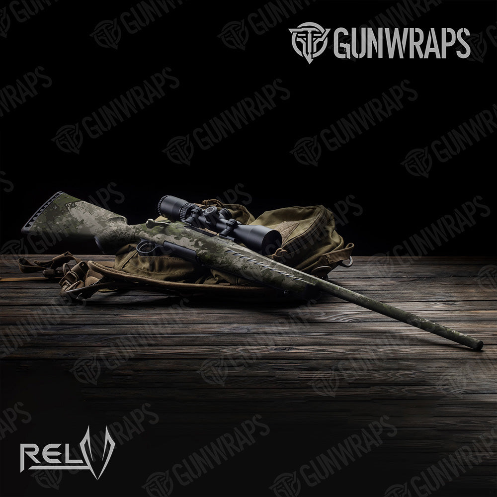 Rifle X3 RELV Tunnel Rat Camo Gun Skin Vinyl Wrap