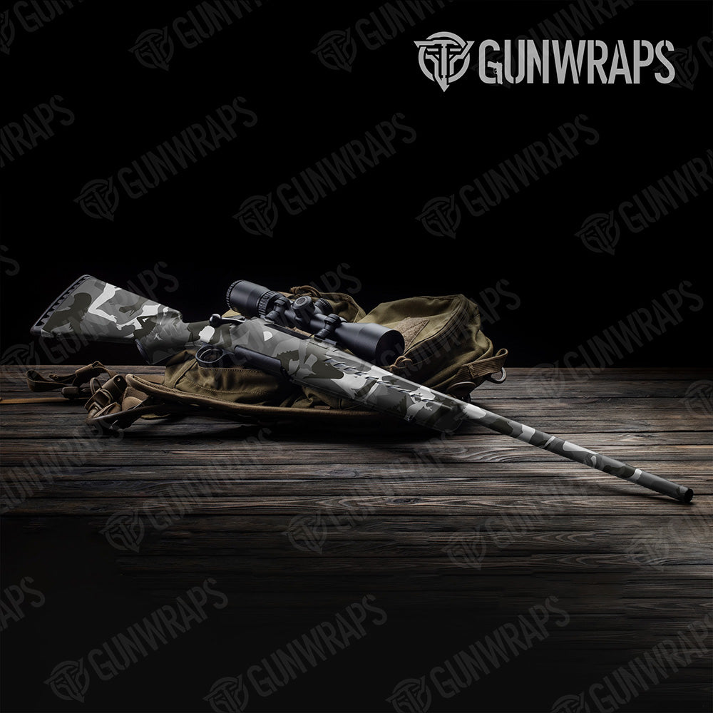 Rifle Silhouette Seductive Urban Camo Gun Skin Vinyl Wrap