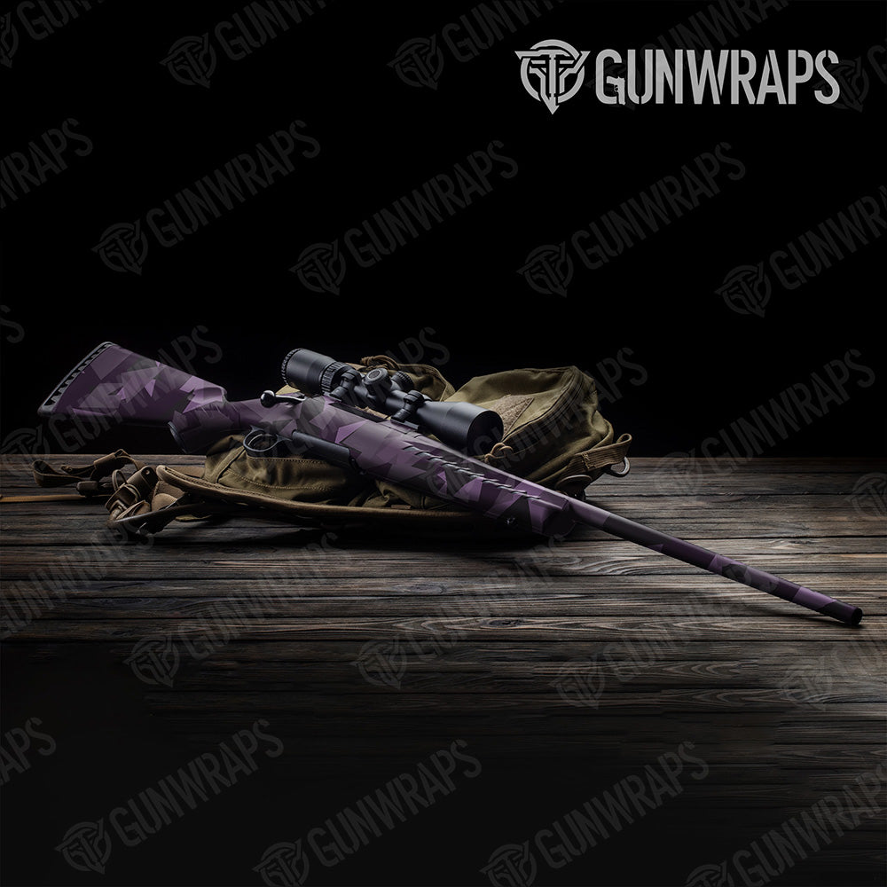 Rifle Shattered Darkwing Camo Gun Skin Vinyl Wrap