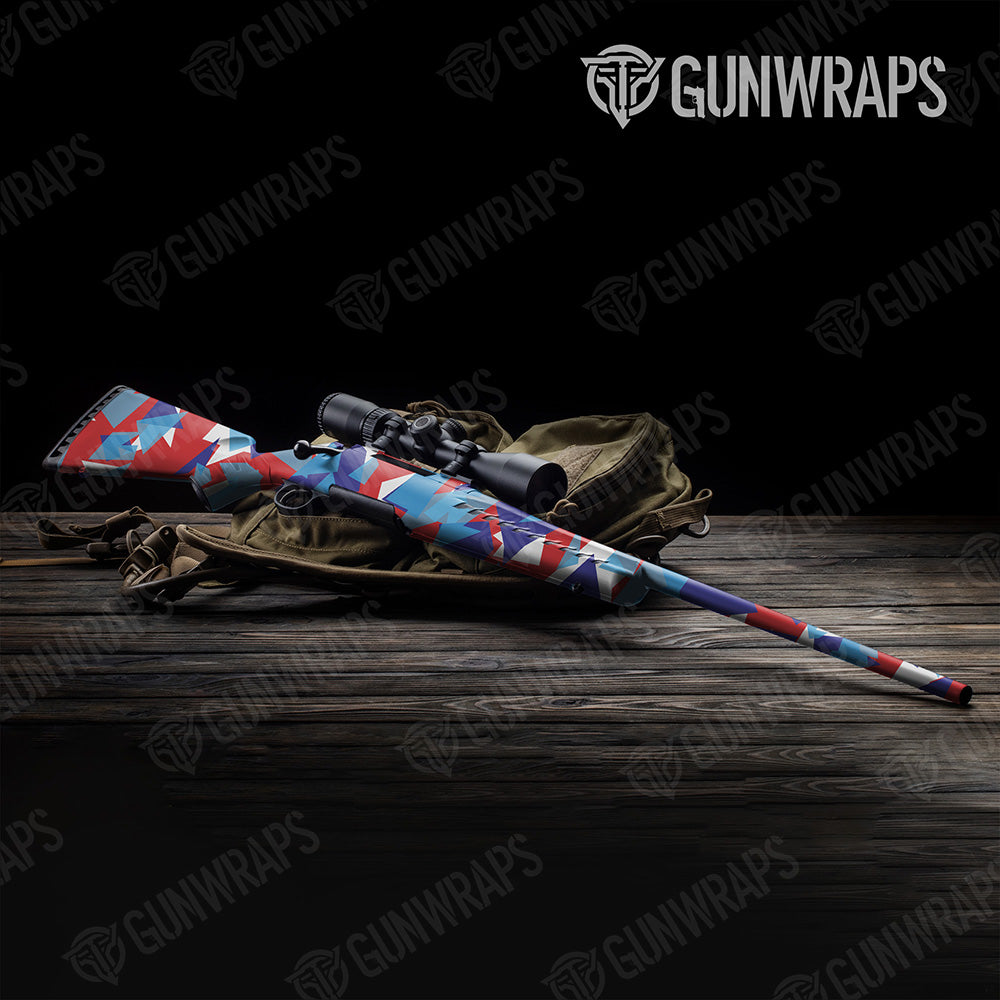 Rifle Shattered M Series Camo Gun Skin Vinyl Wrap