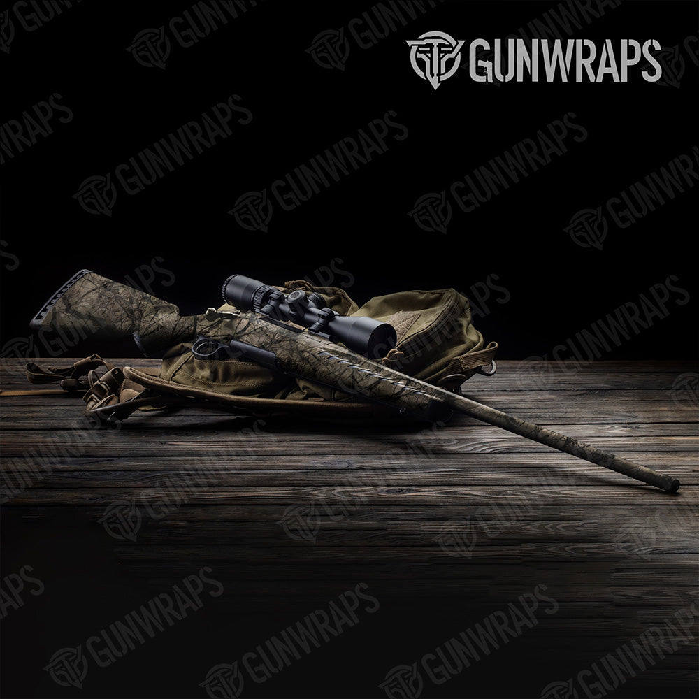 Rifle Substrate Shrub Stalker Camo Gun Skin Vinyl Wrap