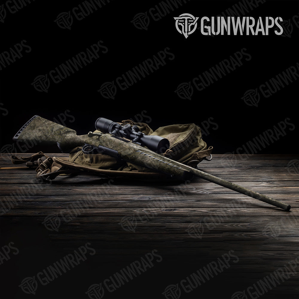 Rifle Substrate Stealth Camo Gun Skin Vinyl Wrap