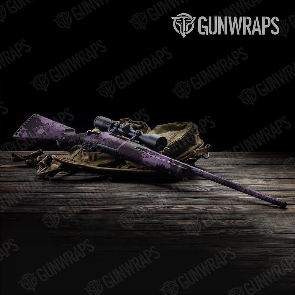 Rifle Tire Splatter Darkwing Camo Gun Skin Vinyl Wrap