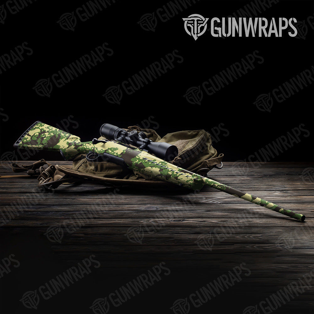 Rifle Treetop Jungle Camo Gun Skin Vinyl Wrap