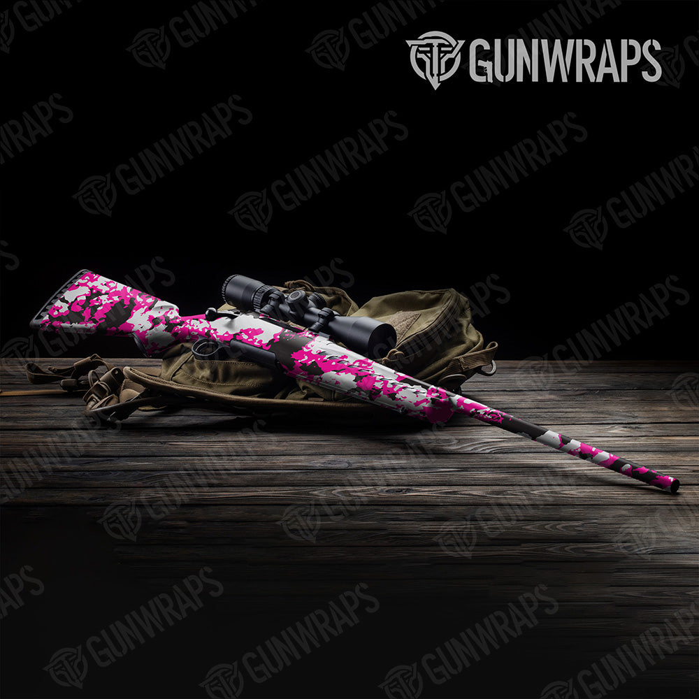 Rifle Treetop Magenta Tiger Camo Gun Skin Vinyl Wrap