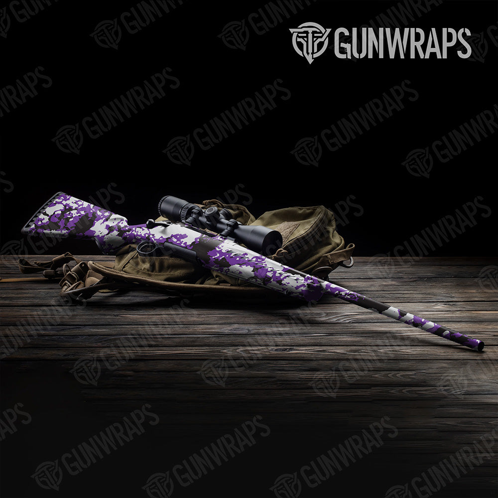 Rifle Treetop Purple Tiger Camo Gun Skin Vinyl Wrap