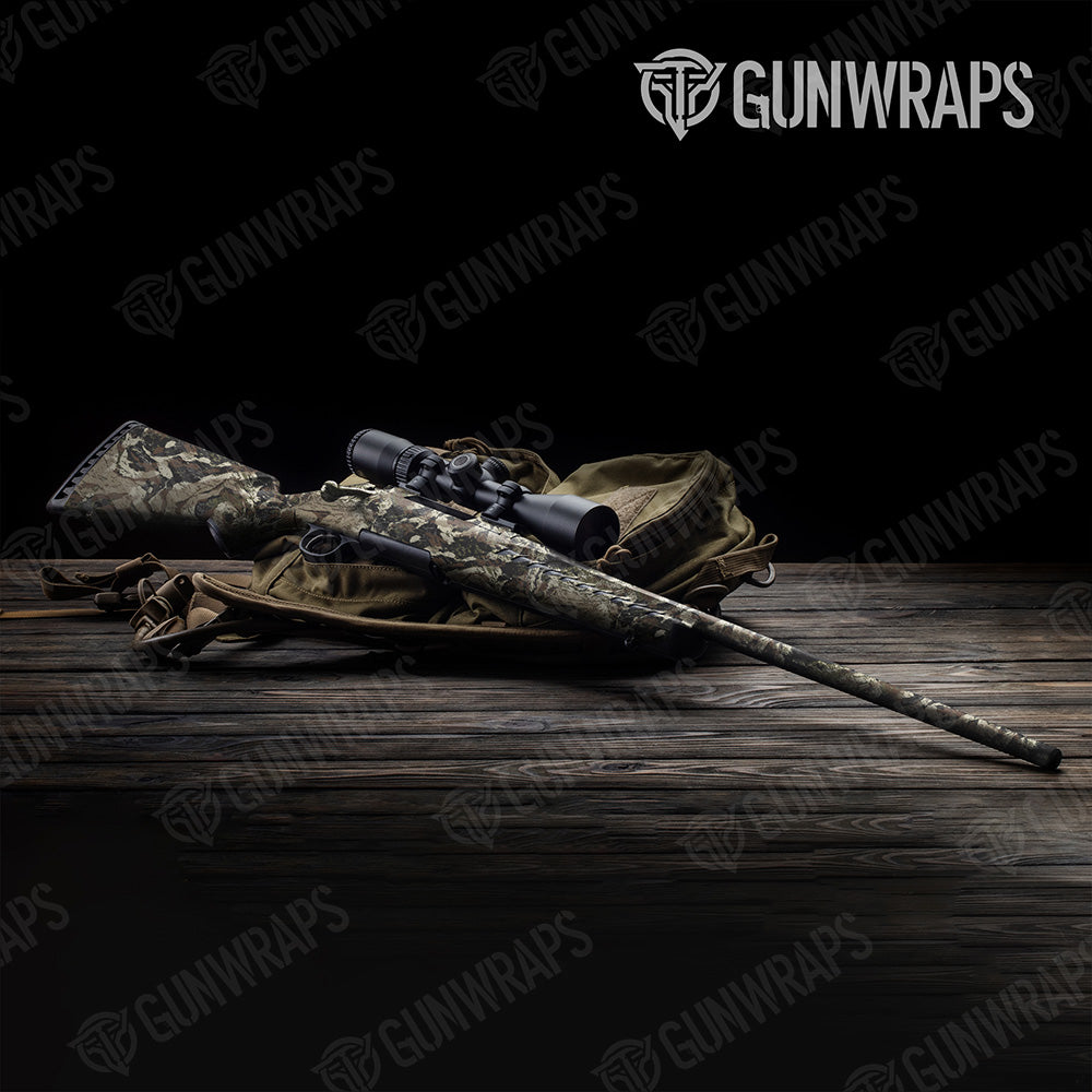 Rifle Veil Rumba Cumbred Camo Gun Skin Vinyl Wrap