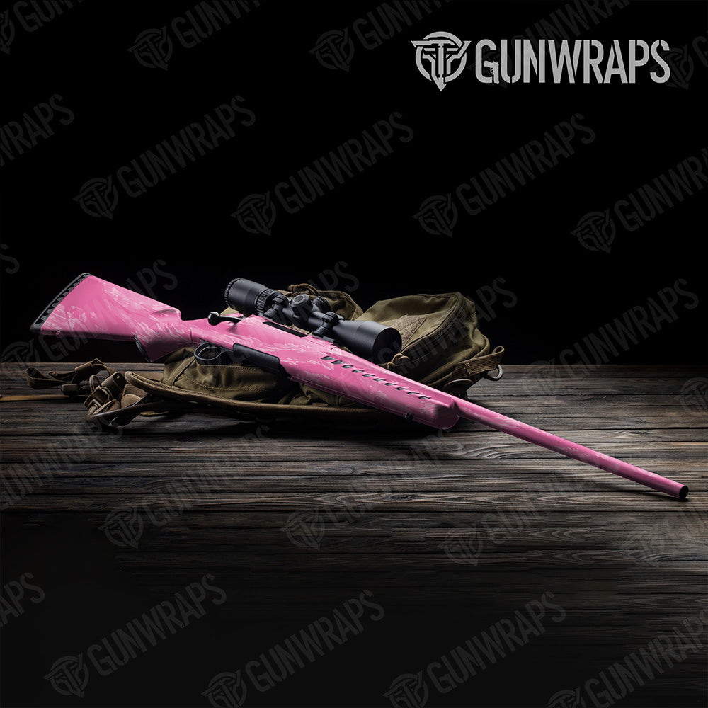 Rifle Vietnam Tiger Stripe Elite Pink Camo Gun Skin Vinyl Wrap