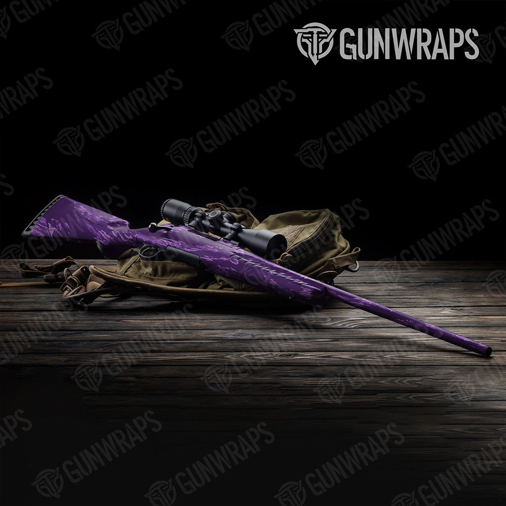 Rifle Vietnam Tiger Stripe Elite Purple Camo Gun Skin Vinyl Wrap