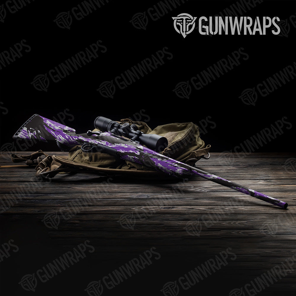 Rifle Vietnam Tiger Stripe Purple Tiger Camo Gun Skin Vinyl Wrap