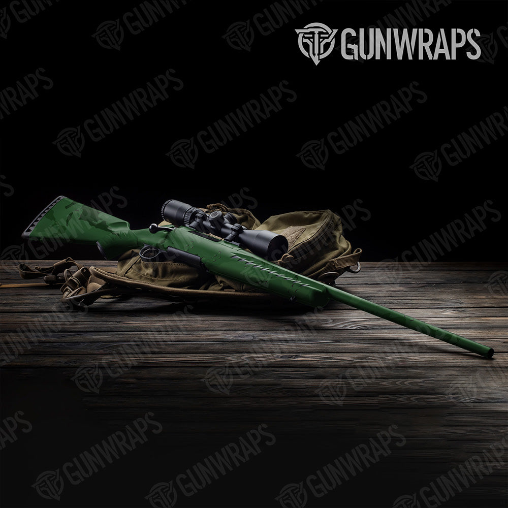 Rifle Battle Storm XL Elite Green Camo Gun Skin Vinyl Wrap