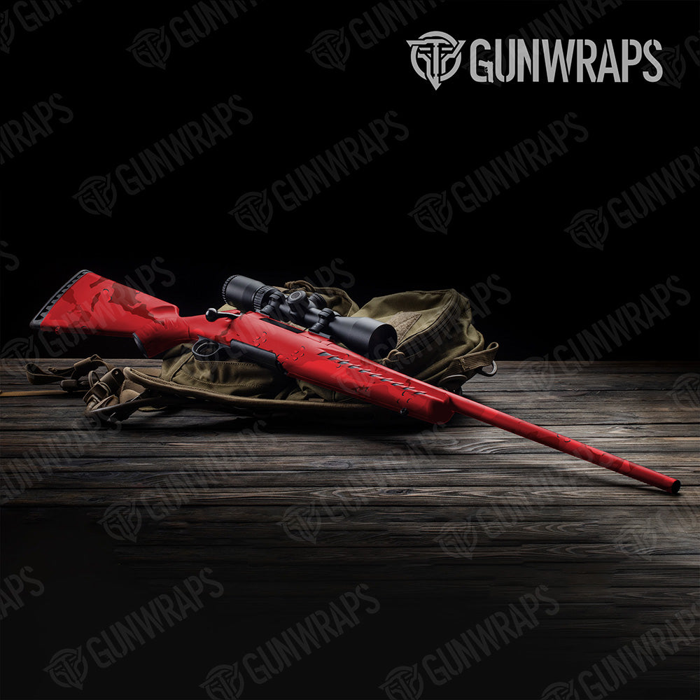 Rifle Battle Storm XL Elite Red Camo Gun Skin Vinyl Wrap