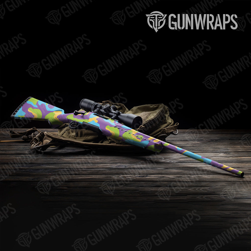 Rifle Classic XL Carnival Camo Gun Skin Vinyl Wrap