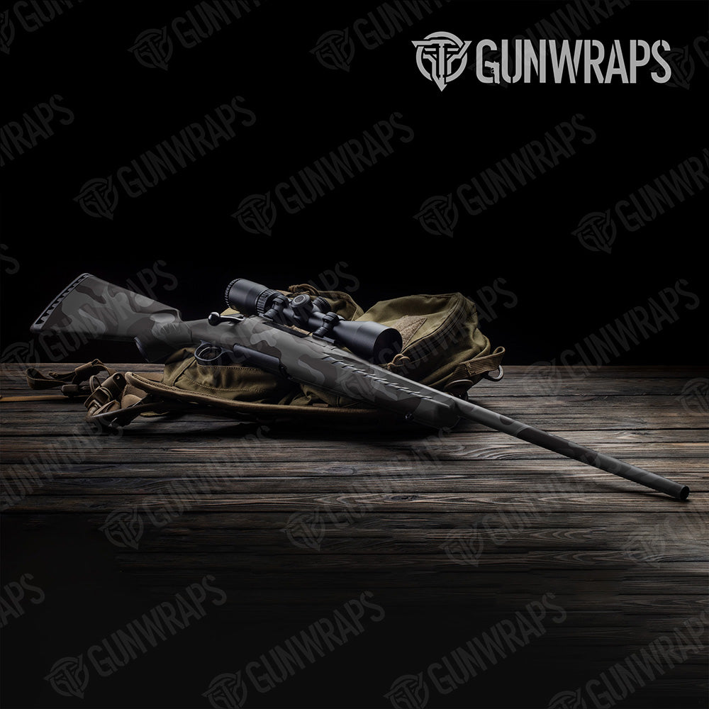 Rifle Classic XL Elite Black Camo Gun Skin Vinyl Wrap