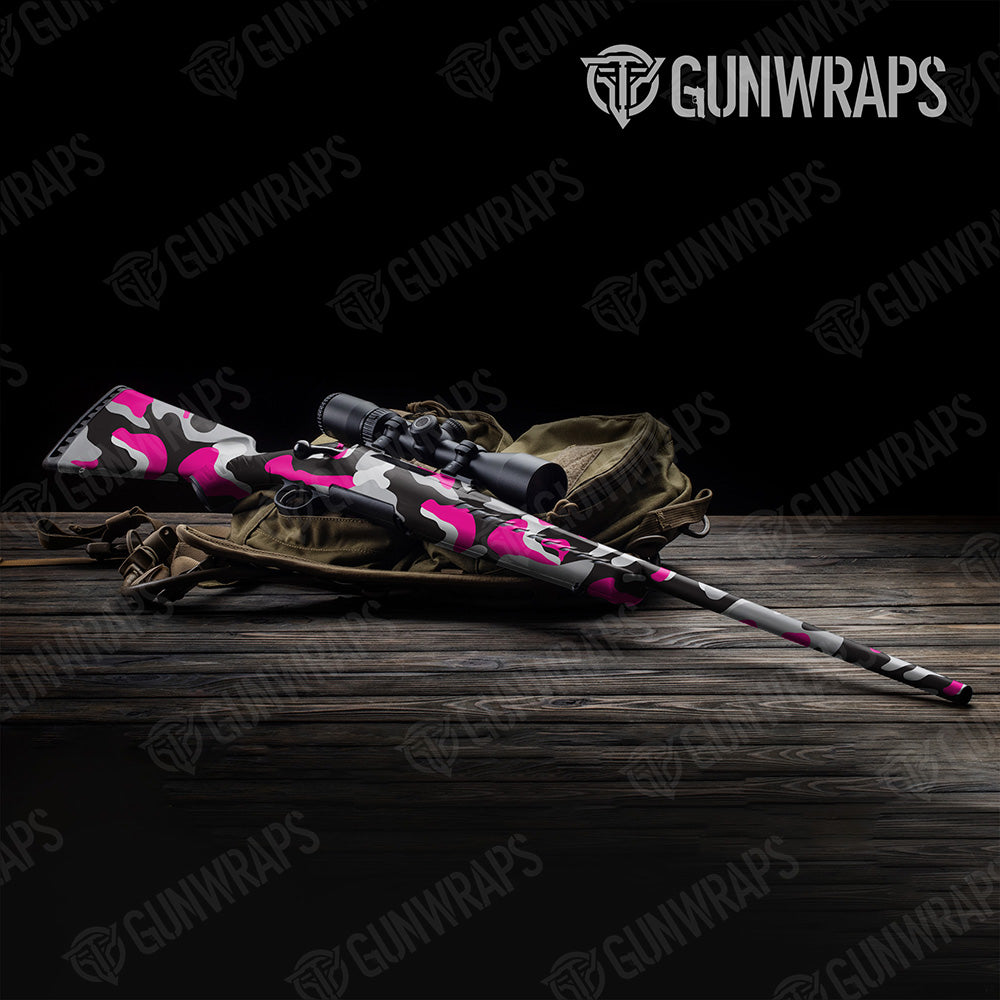 Rifle Classic XL Magenta Tiger Camo Gun Skin Vinyl Wrap