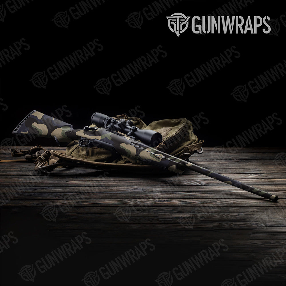 Rifle Classic XL Militant Blue Camo Gun Skin Vinyl Wrap