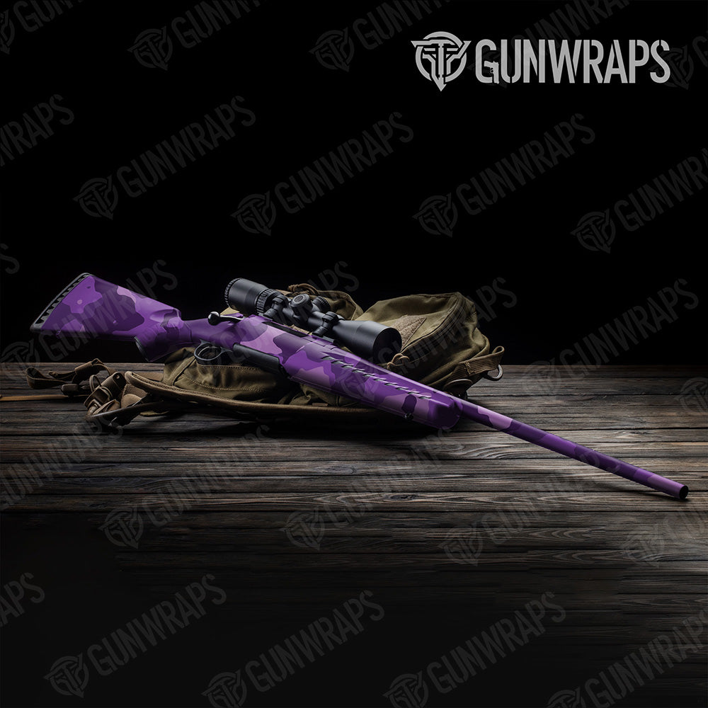 Rifle Cumulus XL Elite Purple Camo Gun Skin Vinyl Wrap