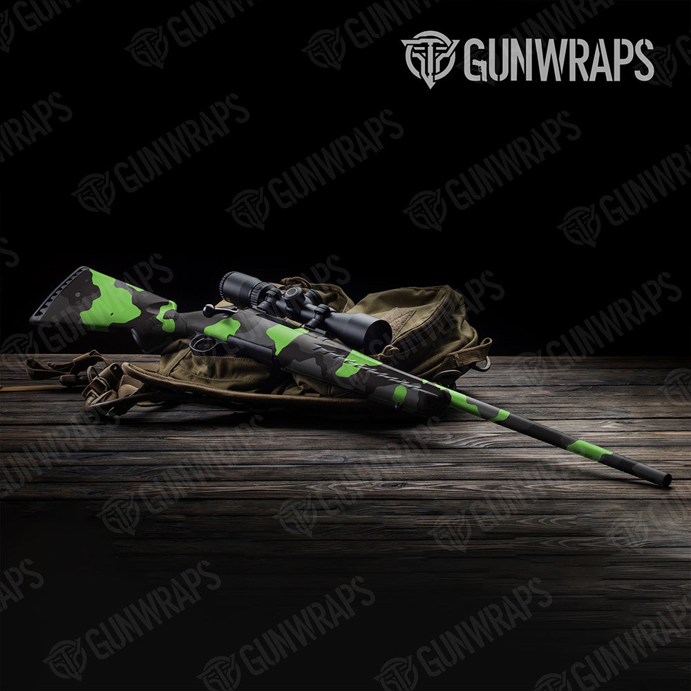 Rifle Cumulus XL Metro Green Camo Gun Skin Vinyl Wrap