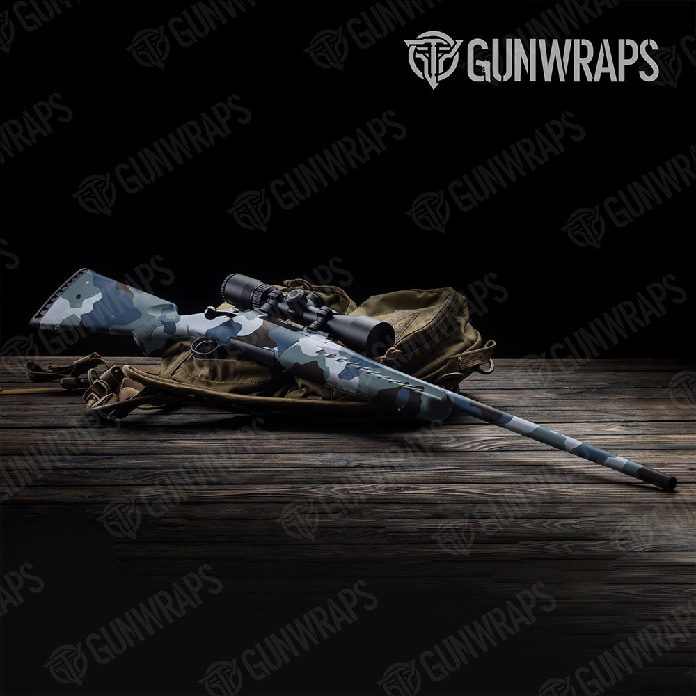 Rifle Cumulus XL Navy Camo Gun Skin Vinyl Wrap