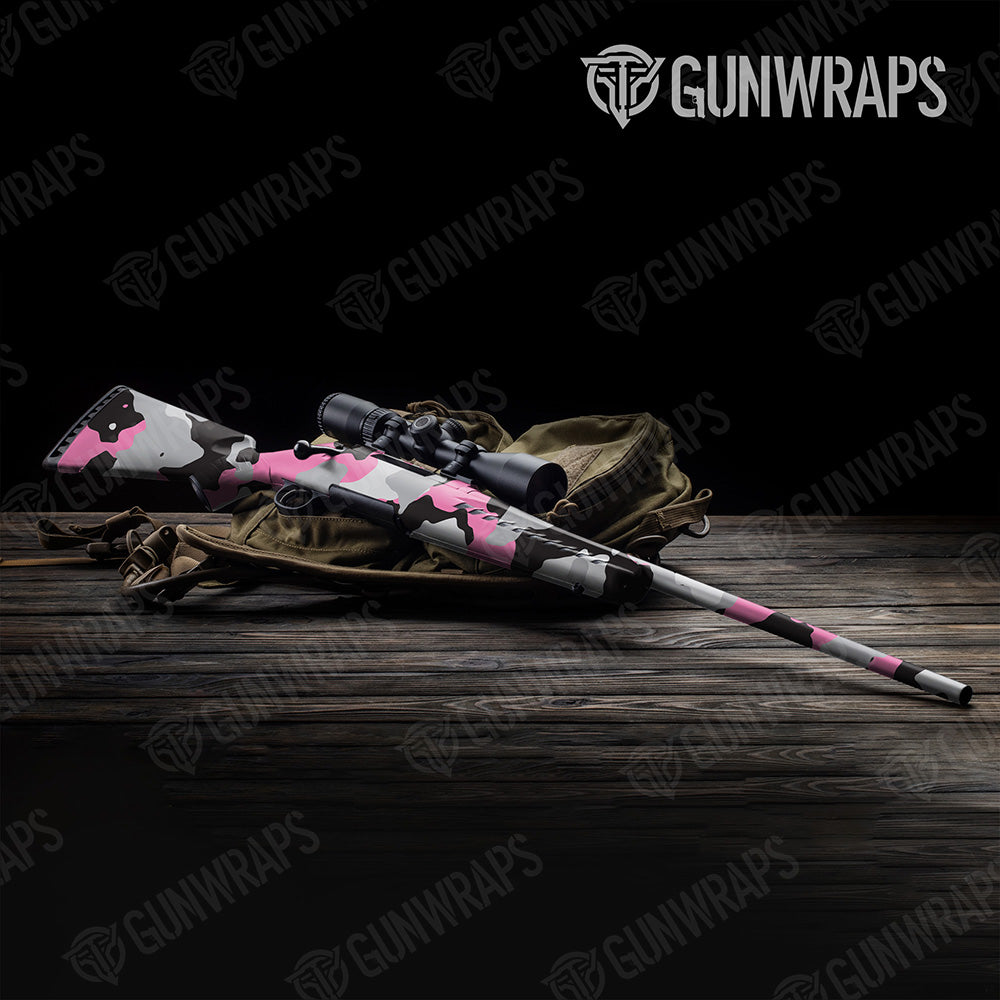 Rifle Cumulus XL Pink Tiger Camo Gun Skin Vinyl Wrap