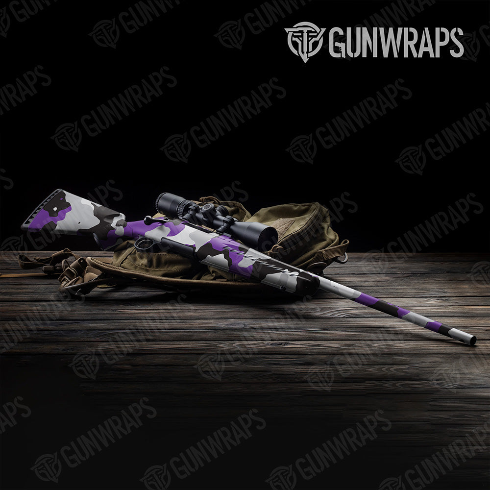 Rifle Cumulus XL Purple Tiger Camo Gun Skin Vinyl Wrap