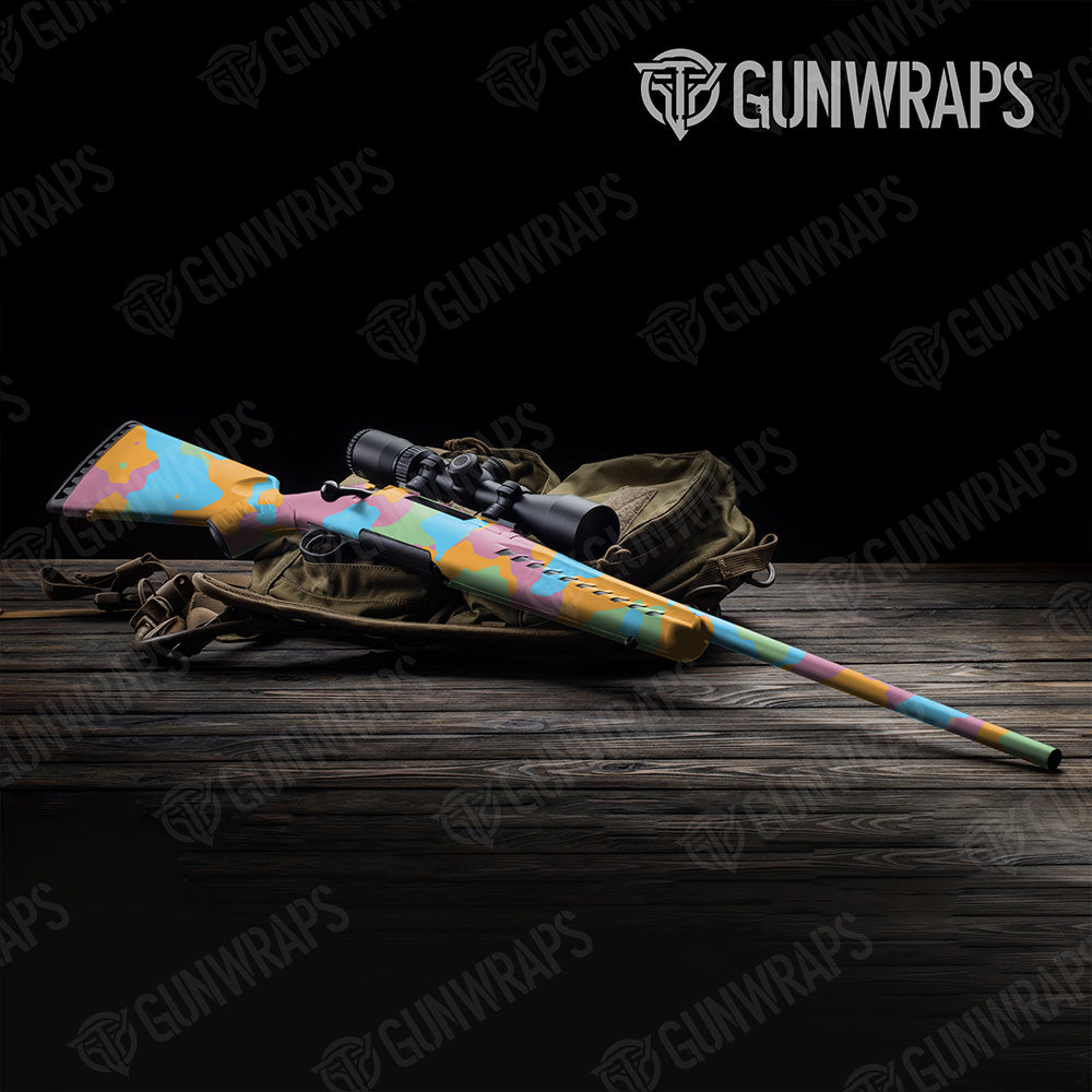 Rifle Cumulus XL Sherbert Camo Gun Skin Vinyl Wrap