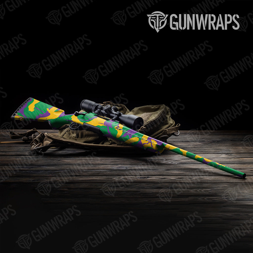 Rifle Ragged XL Metro Green Camo Gun Skin Vinyl Wrap