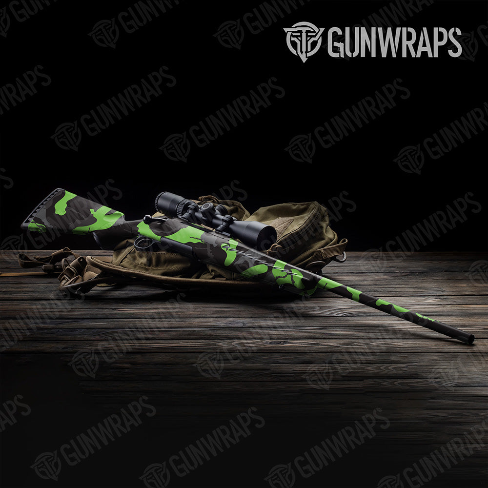 Rifle Ragged XL Midnight Camo Gun Skin Vinyl Wrap