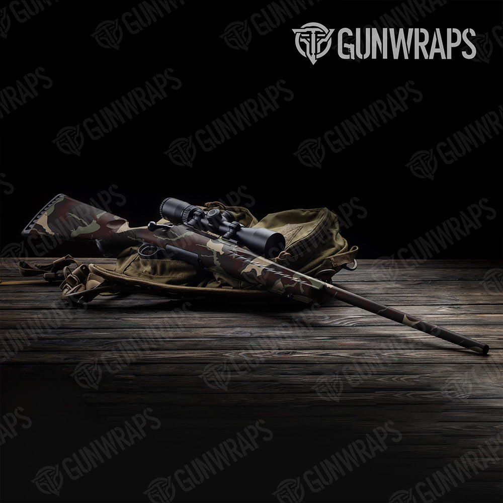 Rifle Ragged XL Militant Blue Camo Gun Skin Vinyl Wrap