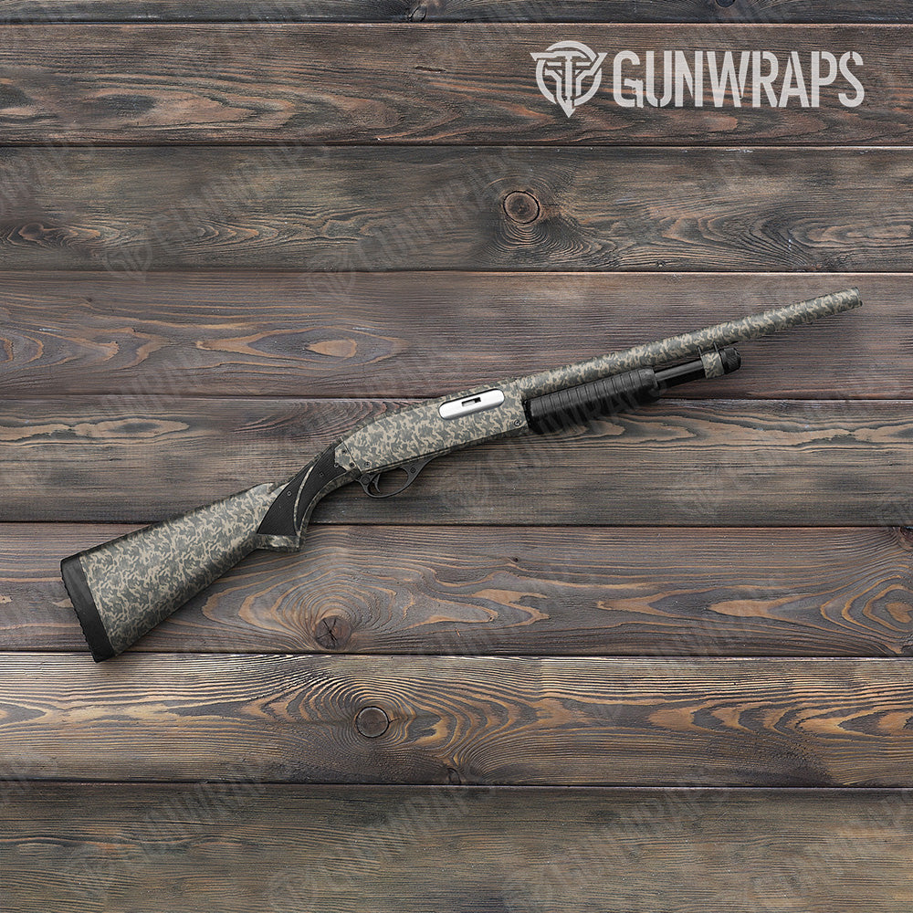 Shotgun Classic Army Camo Gun Skin Vinyl Wrap