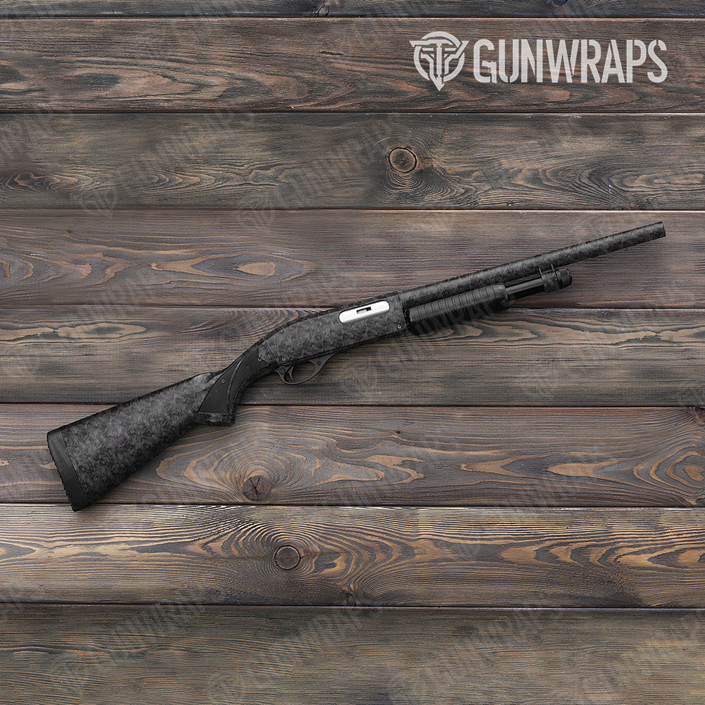 Shotgun Classic Elite Black Camo Gun Skin Vinyl Wrap