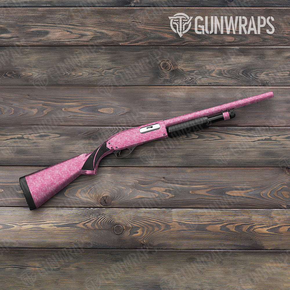 Shotgun Classic Elite Pink Camo Gun Skin Vinyl Wrap