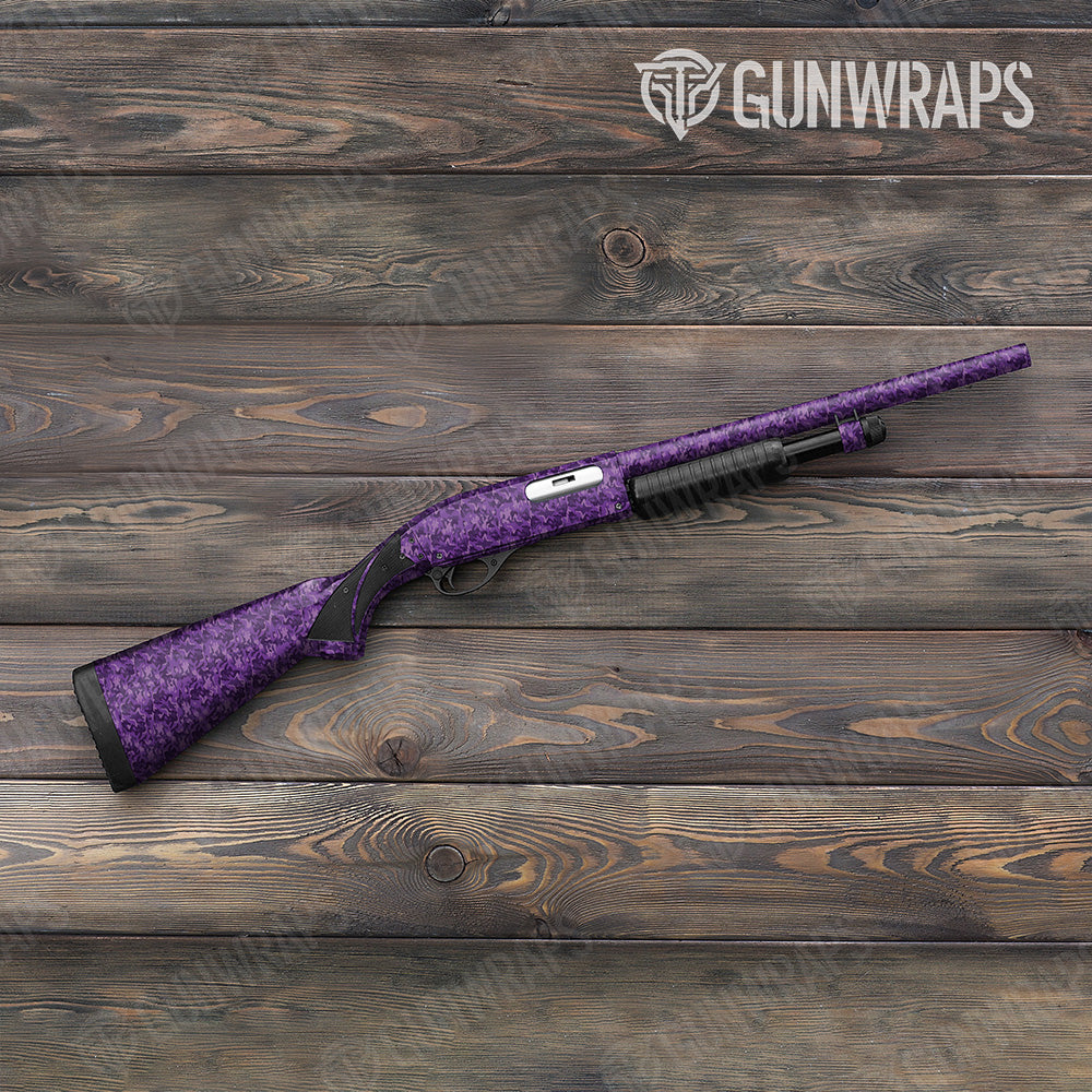 Shotgun Classic Elite Purple Camo Gun Skin Vinyl Wrap