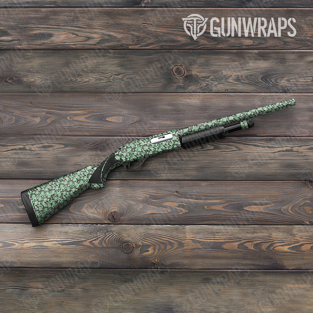 Shotgun Classic Mint Chocolate Chip Camo Gun Skin Vinyl Wrap