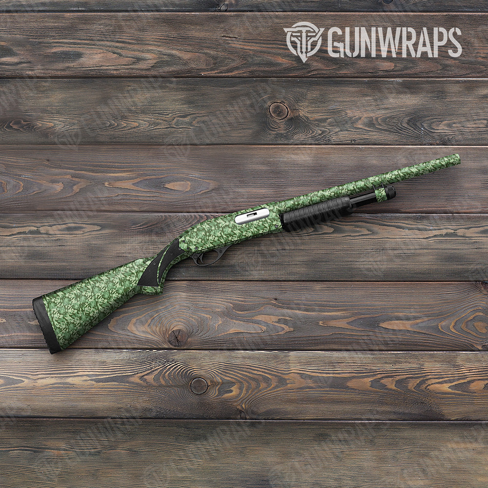 Shotgun Classic Pistachio Camo Gun Skin Vinyl Wrap