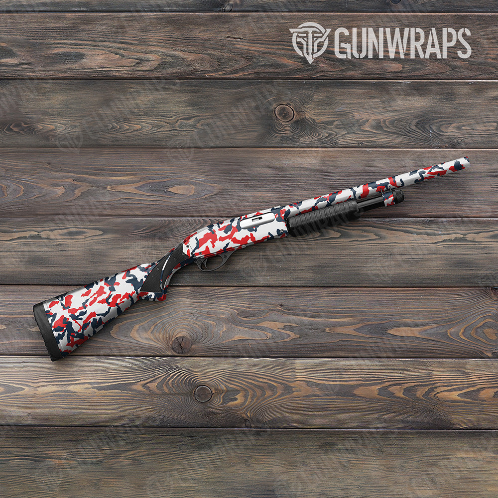 Shotgun Erratic America Camo Gun Skin Vinyl Wrap