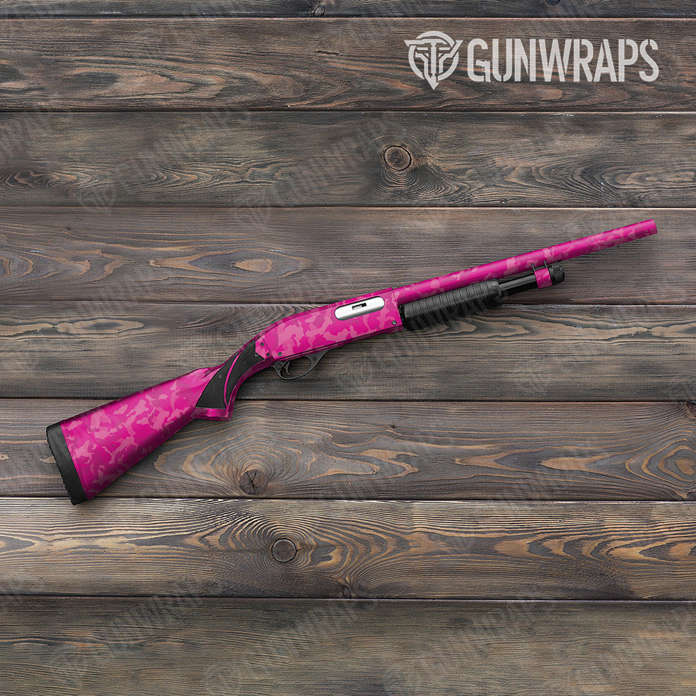 Shotgun Erratic Elite Magenta Camo Gun Skin Vinyl Wrap