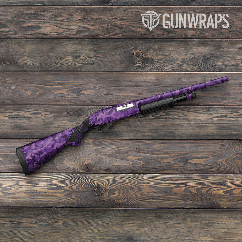 Shotgun Erratic Elite Purple Camo Gun Skin Vinyl Wrap